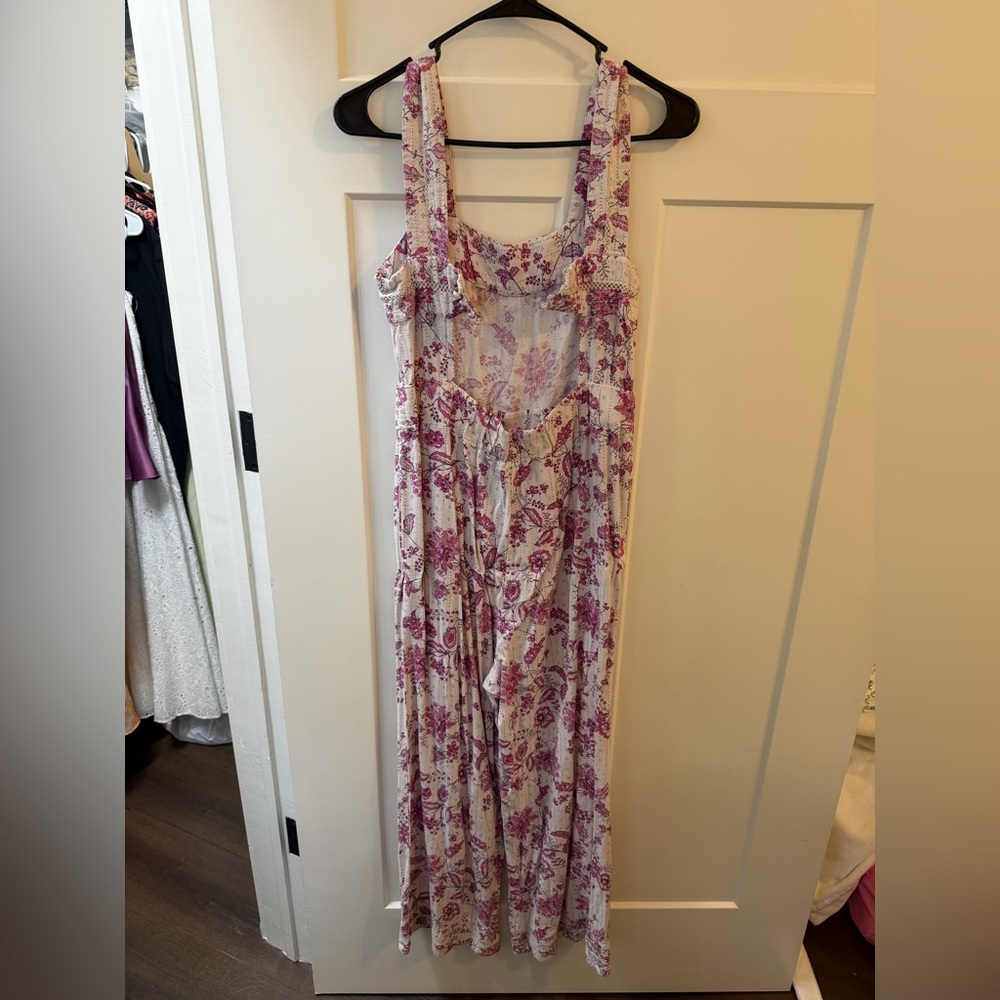 MISA LOS ANGELES Pink and White Frankie Jumpsuit - Picture 3 of 3